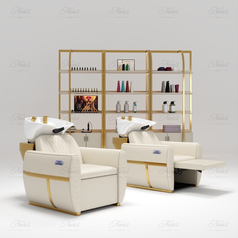 Capri Lux Collection – Electric Reclining Shampoo Chair