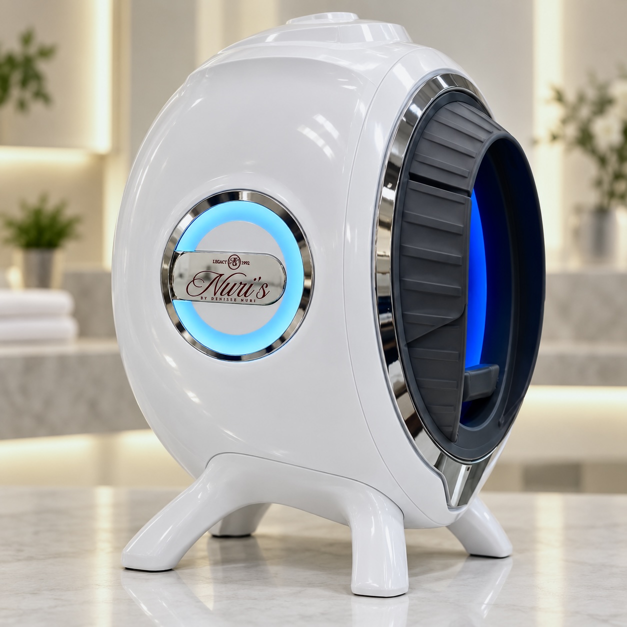 Nuri’s Glam 2-in-1 AI Skin and Scalp Analyzer main unit