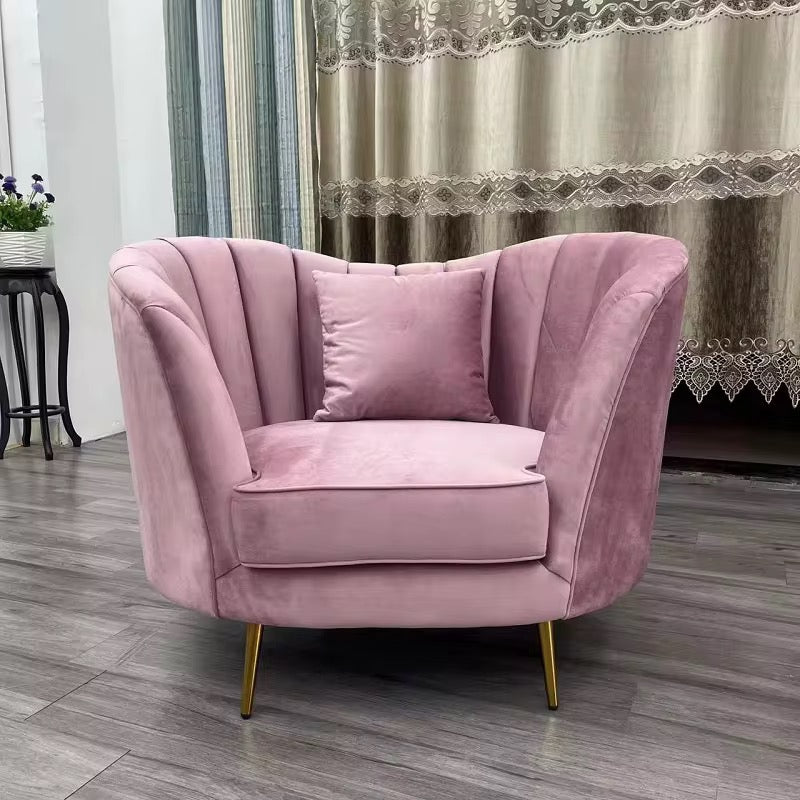 Velvet Bloom Sofa – Luxe Petal Design