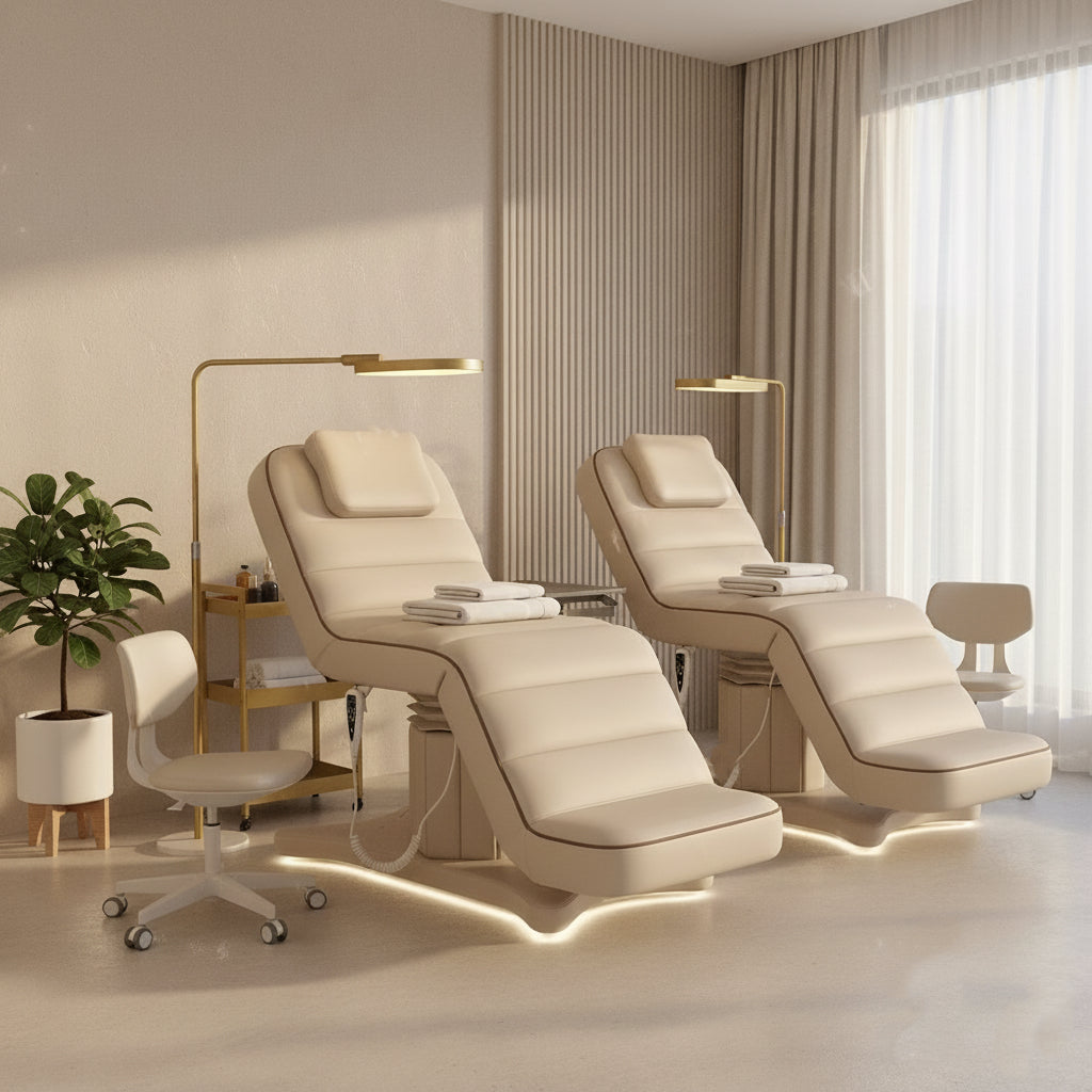 Luxe Collection – Electric Spa Bed & Chair Set