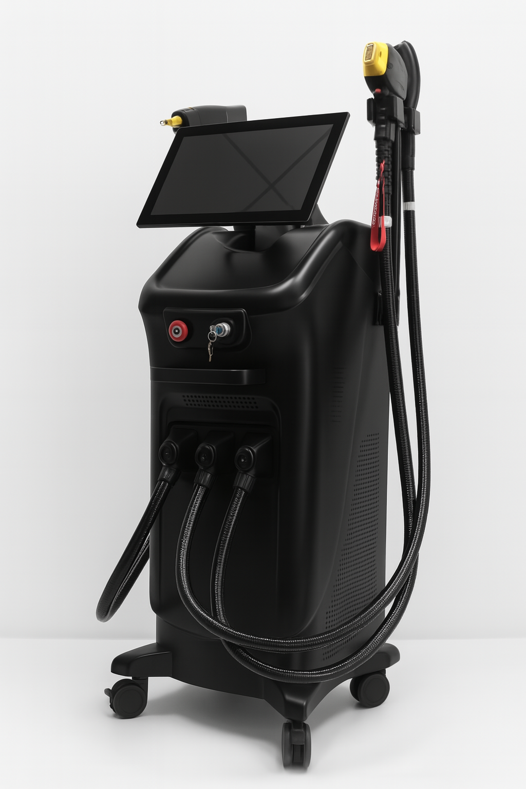 3-in-1 multifunctional laser system for hair removal, tattoo removal, and skin rejuvenation