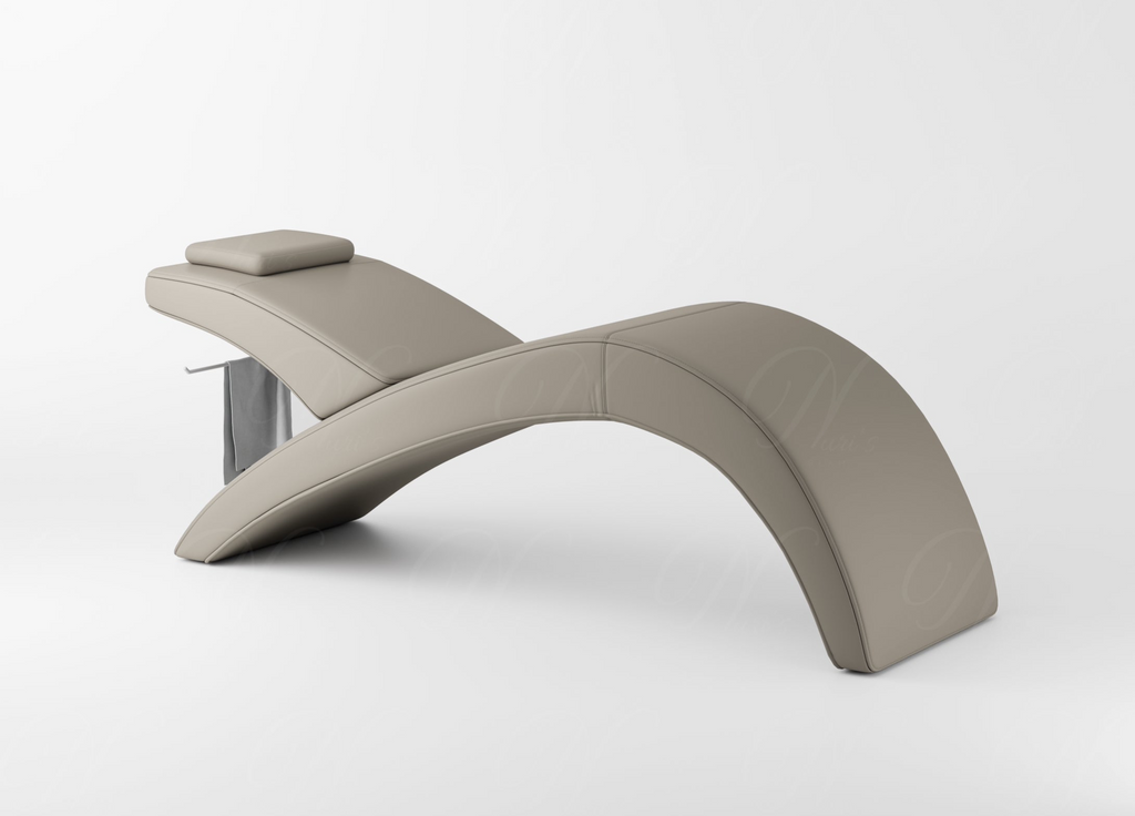 Curved premium lash bed, ergonomic lash bed for professional lash studio