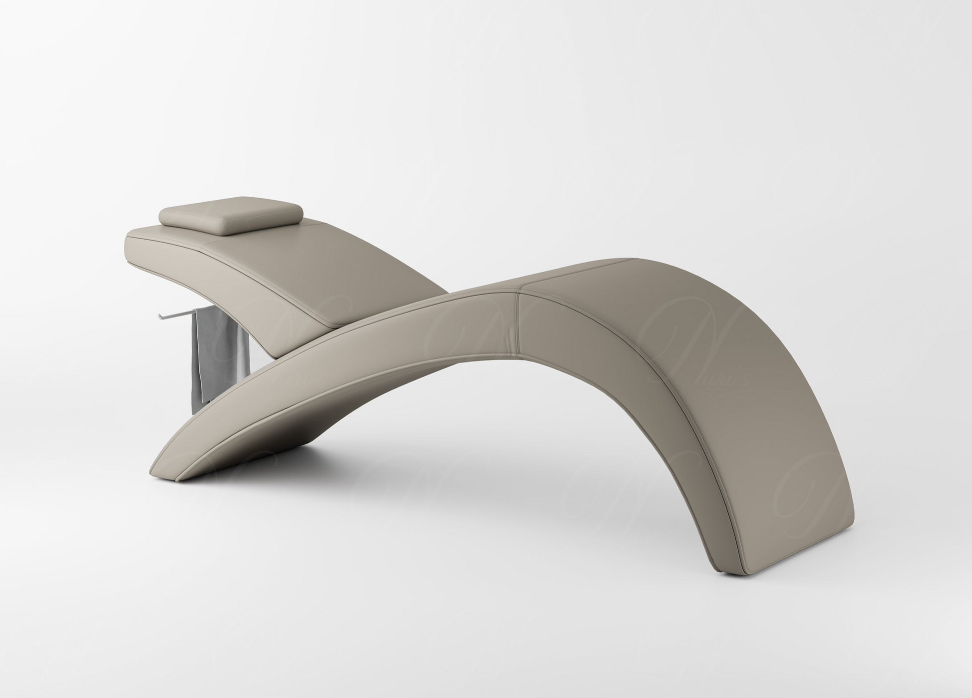 Curved premium lash bed, ergonomic lash bed for professional lash studio