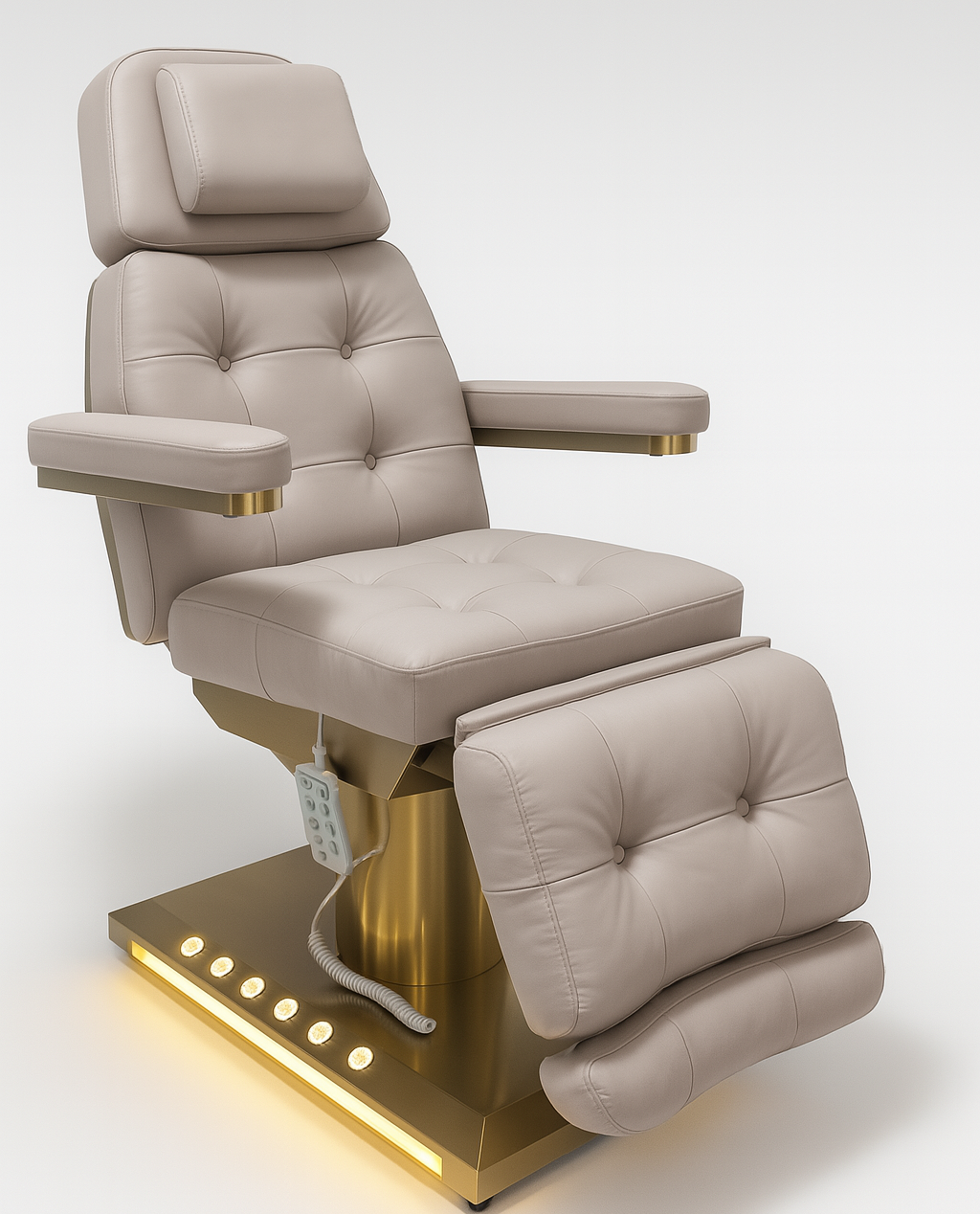 Close-up of electric motor mechanism on TORINO adjustable spa bed