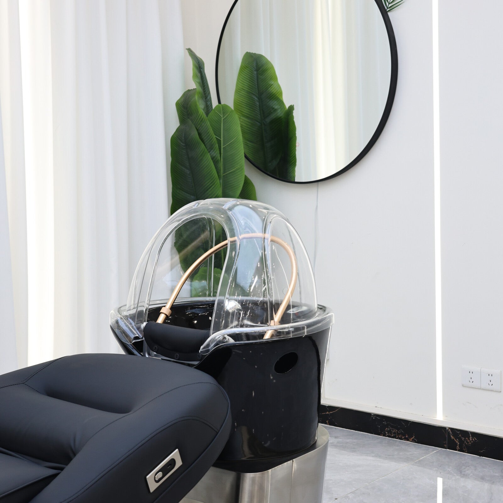 TRENTO-Ergonomic Wash Chair with Electric Recline