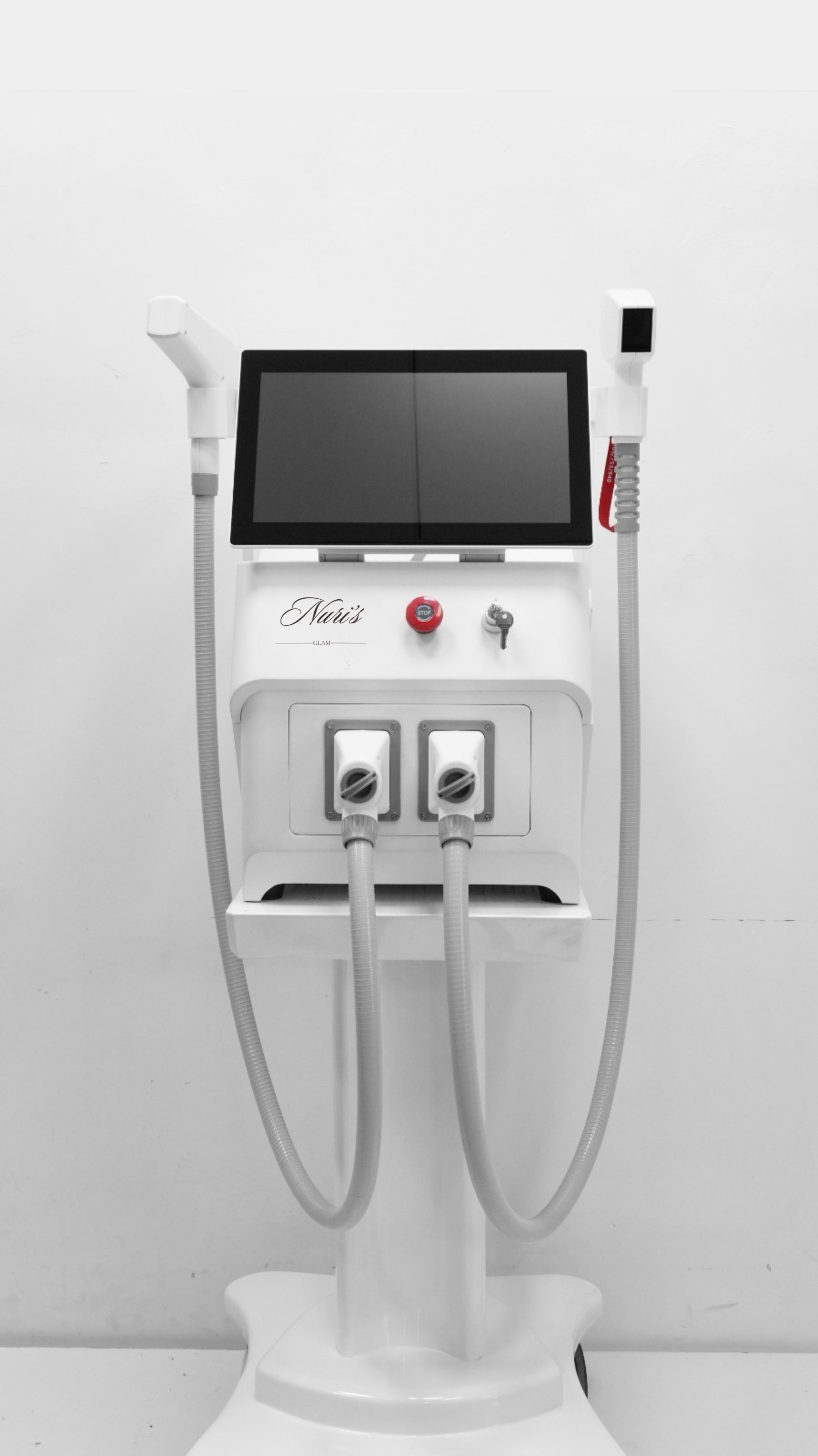 Nuri’s Glam 2-in-1 desktop laser system with diode and Nd:YAG for professional skin treatments